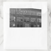 廃棄製造建物 長方形シール (バッグ)