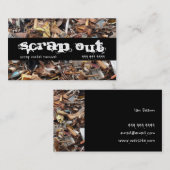 廃棄金属ヤードの撤去リサイクル廃棄物 名刺 (正面/裏面)