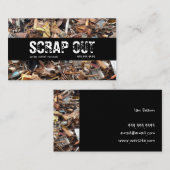 廃棄金属ヤードの撤去リサイクル廃棄物 名刺 (正面/裏面)