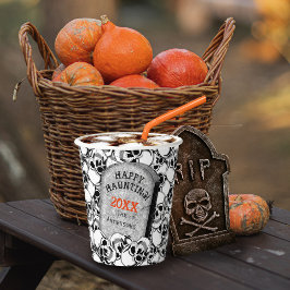 廃棄(Tombstone)およびスカルID216 紙コップ