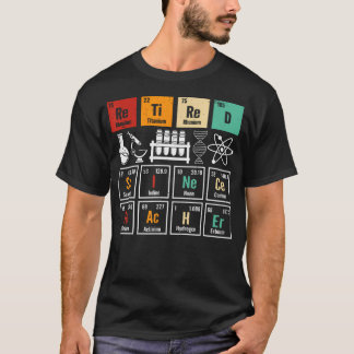 廃止された元素 科学おたく Tシャツ