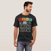 廃止された元素 科学おたく Tシャツ (正面フル)
