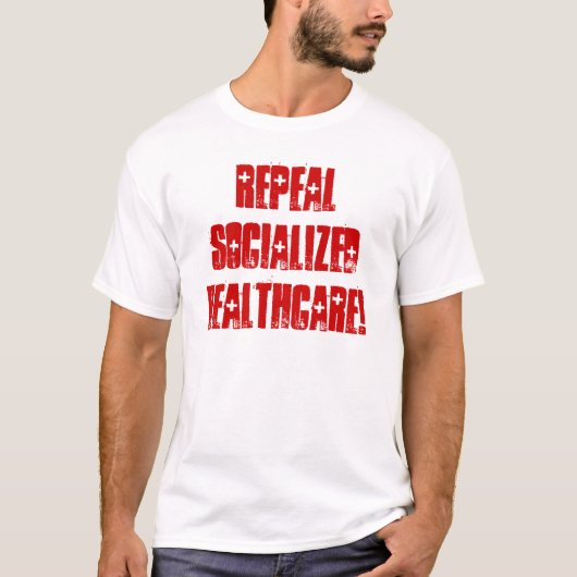 廃止によって社会的ニされるヘルスケア Tシャツ (正面)