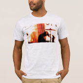 廃物の愚かな女の子 Tシャツ (正面)