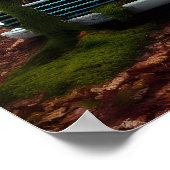 廃車のデジタルアート ポスター (角)