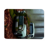 廃車のデジタルアート マグネット (横)