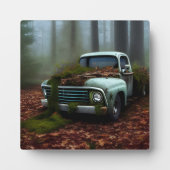 廃車の卓上アートプラーク フォトプラーク (正面)