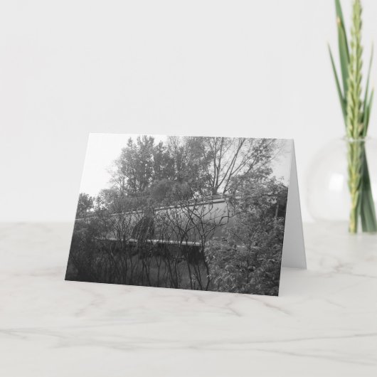 「廃車の鉄道車両」井戸のカード#3 カード (正面)