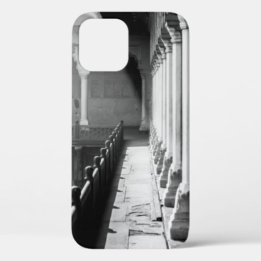 廊下のグレースケール写真 Case-Mate iPhoneケース (裏面)