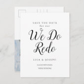 延期おめでとうございます 日程変更 再撮影 スクリプト フォト ポストカード (正面/裏面)