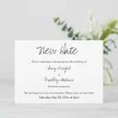 延期されたカジュアル「新結婚日」 招待状 (スタンド正面)