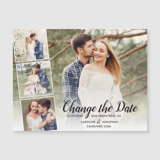 延期された写真のコラ結婚ージを変更する (正面)