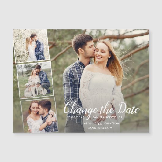 延期された写真のコラ結婚ージを変更する (正面)