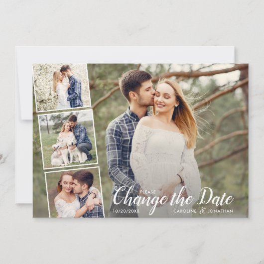 延期された写真のコラ結婚ージを変更する (正面)