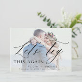 延期された写真結婚の日付を救変更 セーブザデート (スタンド正面)