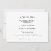 延期された写真結婚の日付を救変更 セーブザデート (裏面)