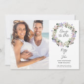 延期された取り消し済み写真の日付の変更 セーブザデート (正面)