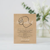 延期された取り消し済み写真の素朴変更 ポストカード (スタンド正面)