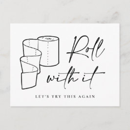 延期された取消しの日付の変更 ポストカード