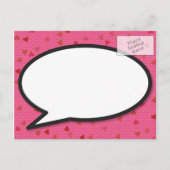 延期された日付のおもしろい漫画帳の変更 案内ポストカード (裏面)