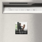 延期された日付のスク結婚リプトの写真の変更 マグネット (インサイチュ (食洗機))