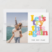 延期された日付の変更キャンセルされたイベント写真 セーブザデート (正面)