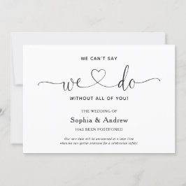 延期された発表は結婚言えぬ 招待状