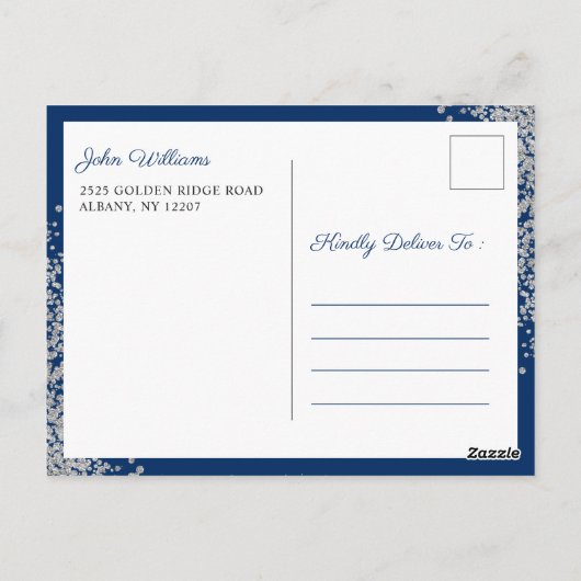 延期された発表シルバーファースト聖餐式 ポストカード (裏面)