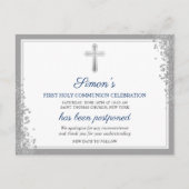 延期された発表シルバーファースト聖餐式 ポストカード (正面)