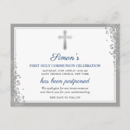 延期された発表シルバーファースト聖餐式 ポストカード