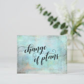 延期された計画のアクア結婚チェンジ ポストカード (スタンド正面)