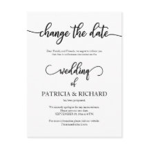 延期さ結婚れた日付の通知が安エレガントい