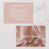 延期さ結婚れた日付変更のお知らせ エンクロージャーカード (正面/裏面)