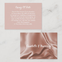 延期さ結婚れた日付変更のお知らせ