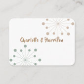 延期さ結婚れた期日変更の発表 エンクロージャーカード (裏面)