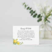 延期さ結婚れた期日変更の発表 エンクロージャーカード (スタンド正面)