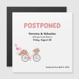 延期になった結婚式イベントを将来の日程に マグネット招待状