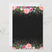 延期のお知らせ フラワーリタイアメントパーティー 招待状 (裏面)