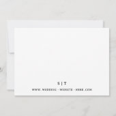 延期のお詫びと結婚式中止のお知らせ 招待状 (裏面)