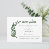 延期の発表 出欠カード (スタンド正面)