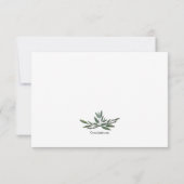 延期の発表 出欠カード (裏面)