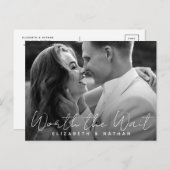 延期はがき結婚の価値がある ポストカード (正面/裏面)