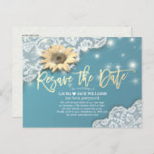 延期ひまわり結婚を再保存 案内ポストカード (正面/裏面)