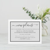 延期イベントのお知らせ 新しい計画 招待状 (スタンド正面)