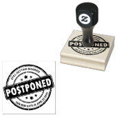 延期イベント用の新しい日付スタンプ ラバースタンプ (押印)