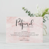 延期イベント発表、ブラッシュマーブルカード 招待状 (スタンド正面)