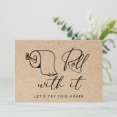 延期モダン日の変更の取消イベント 招待状 (スタンド正面)