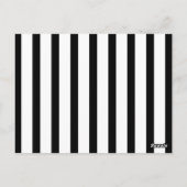 延期モダン日の延期と白黒 ポストカード (裏面)