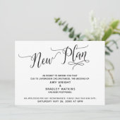 延期発表 新しい計画 招待状 (スタンド正面)