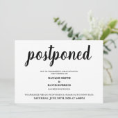 延期結婚発表の変更日 招待状 (スタンド正面)